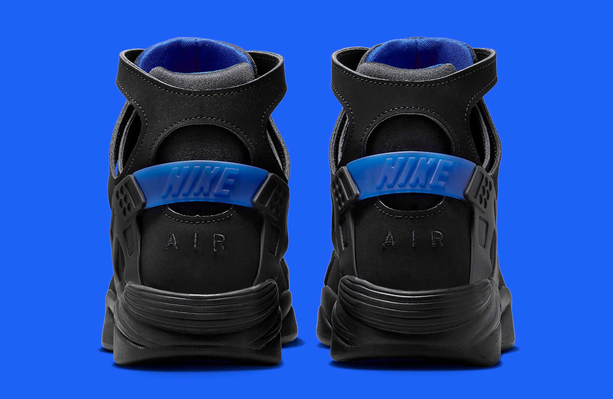 Air flight huarache store black lyon blue