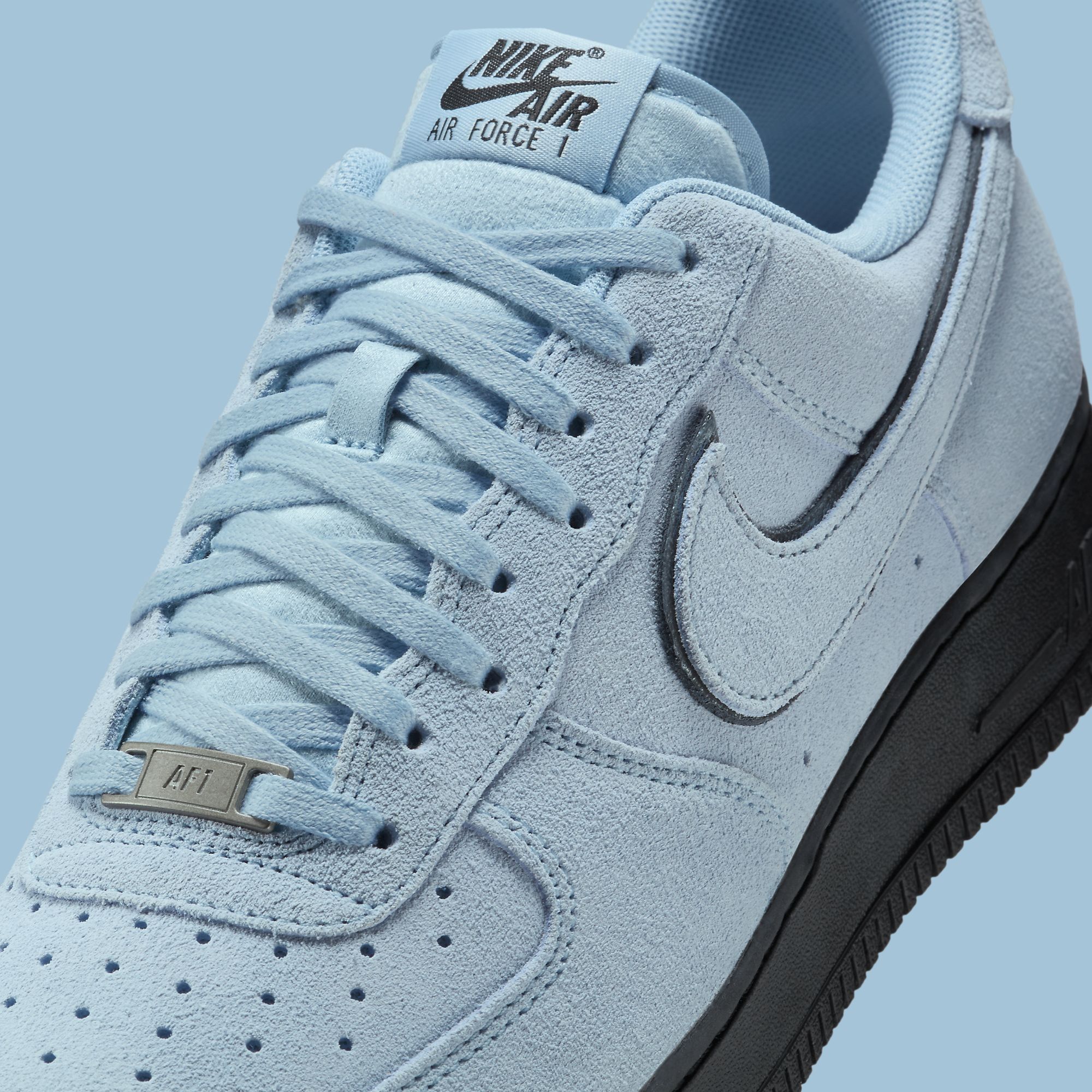 Nike Air Force 1 Low Light Armory Blue Suede HQ1966-400 Nike Air Force 1 Low Light Armory Blue HQ1966-400 main image 2