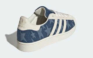 Women's Adidas Superstar II "Denim Stars" sneaker release.