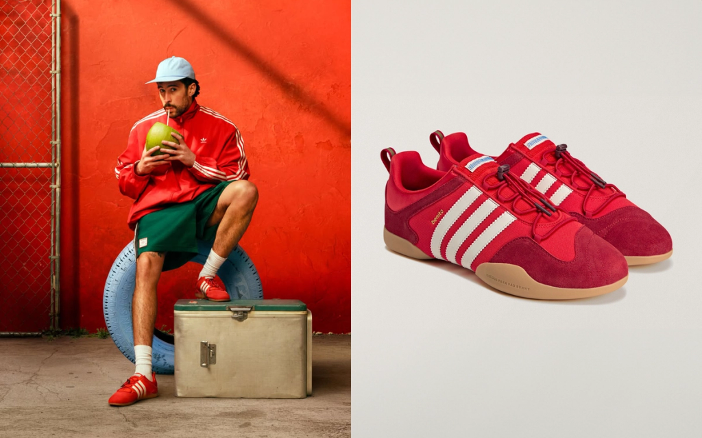 Bad Bunny's adidas Ballerina in Vivid Red colorway, scheduled for May 2026 release