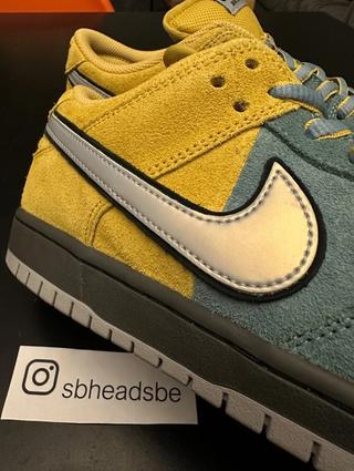 nike sb dunk low pro premium split lightening grey turquoise ib6206 700 6