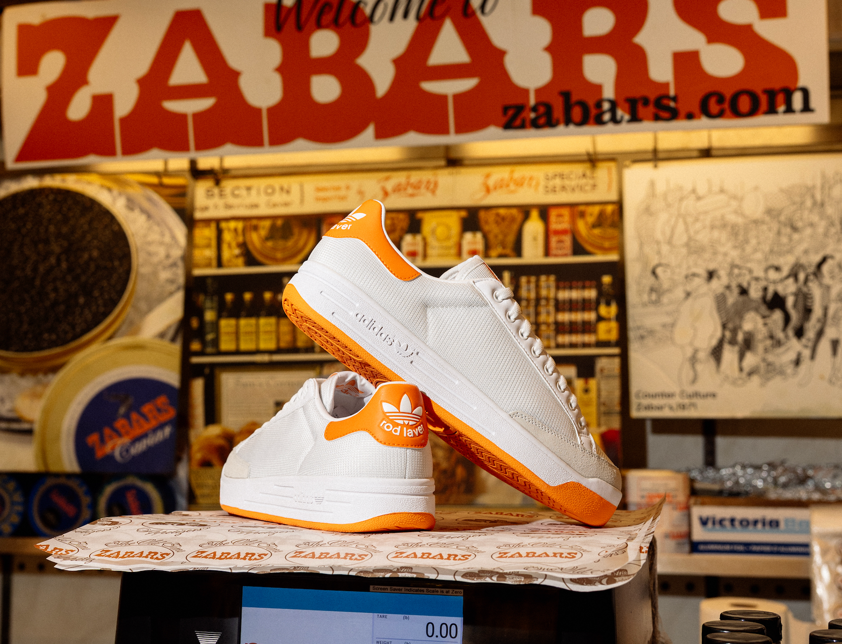 adidas and West NYC Revive the Rod Laver in White & Orange