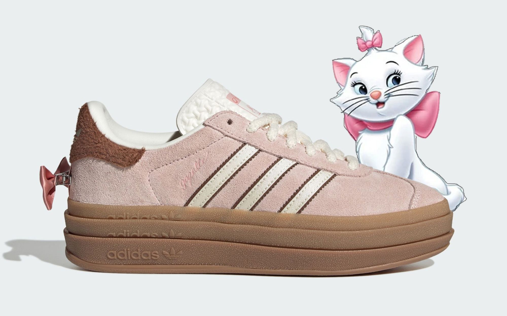 ☆Adidas x Disney Marie Cat☆Originals Backpack Navy Adidas Original X Disney Outdoor Backpack Blue Patches New