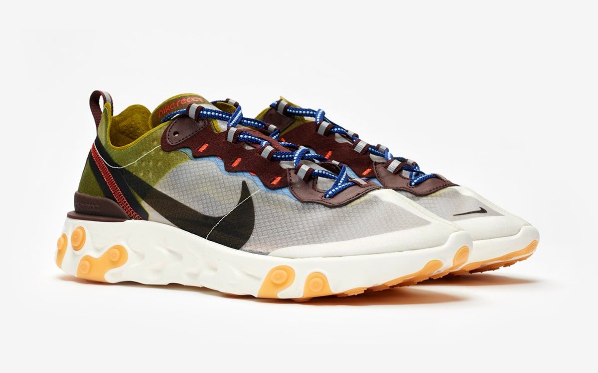 Sportswear react element 87 moss/black/el clearance dorado