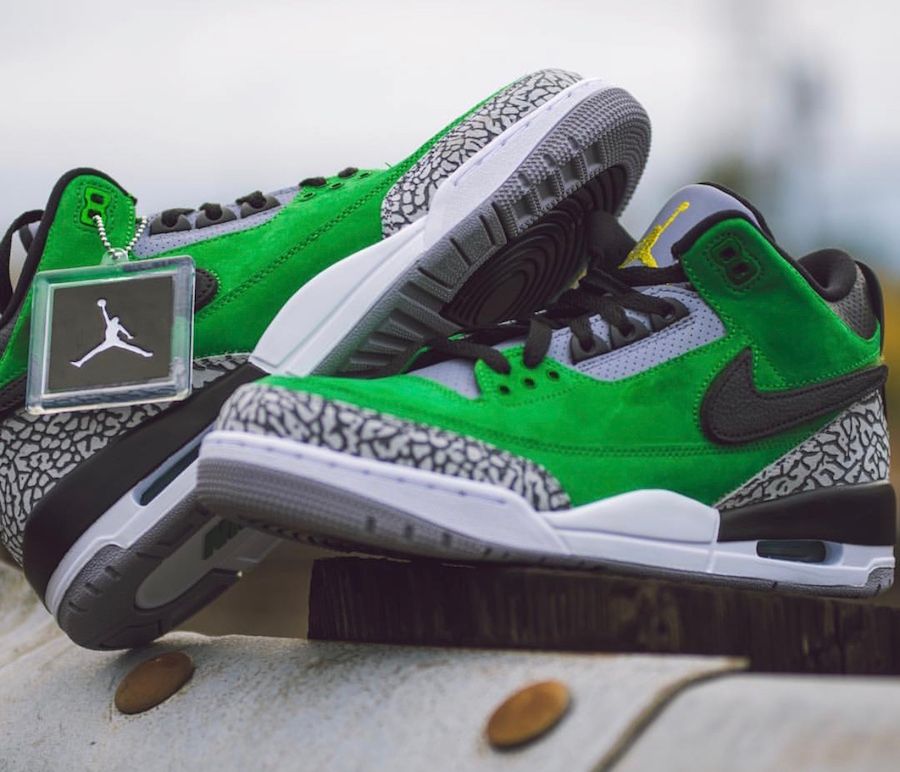 Jordan 3 retro hotsell tinker oregon ducks pe