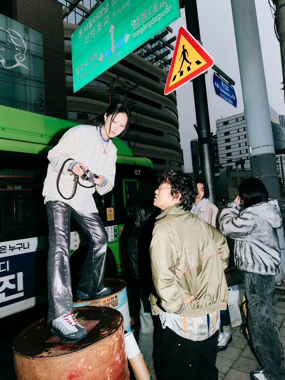 Campaign visual from Seoul's "City Pack" Air Max 95. Photo via Nike.
