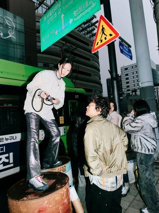 Campaign visual from Seoul's "City Pack" Air Max 95. Photo via Nike.