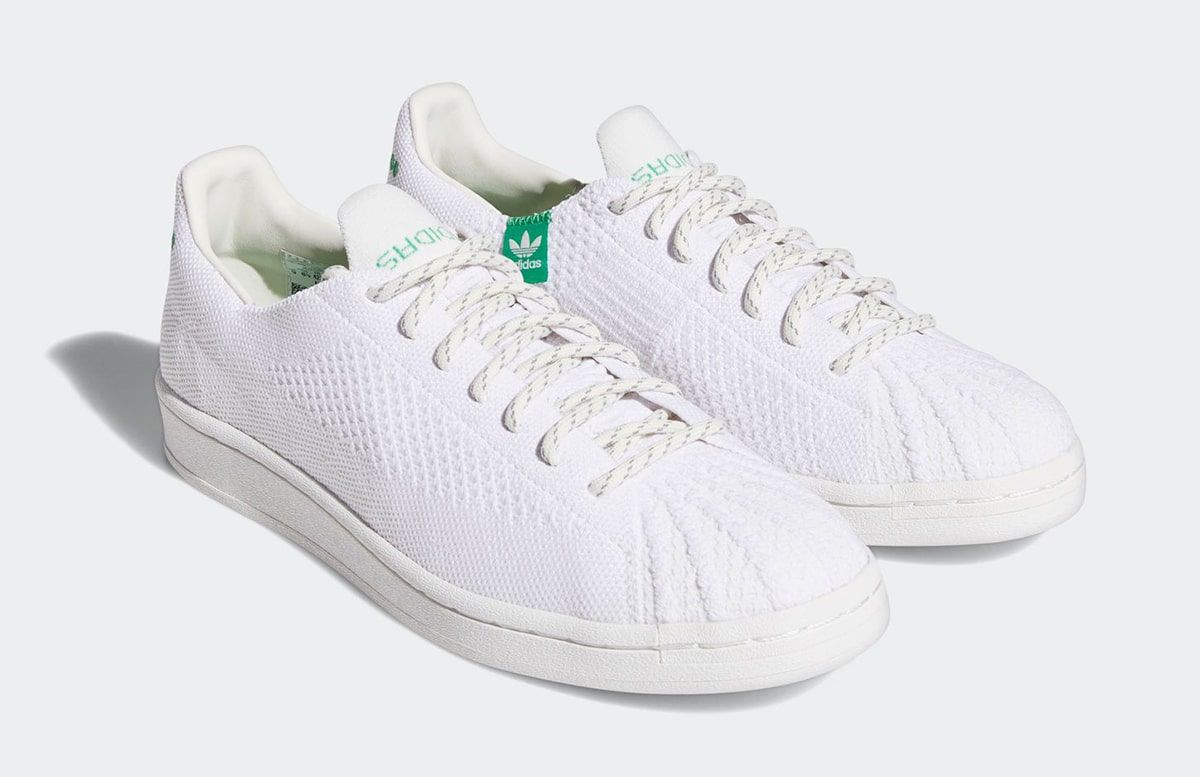 Superstar primeknit cheap women Green