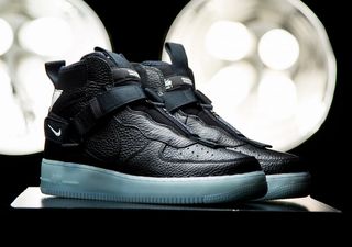 Nike Air Force 1 Mid Utility Black Blue AQ9758 001 Release Date min