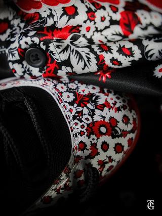 Jordan Brand's special-edition Air Jordan 11 baseball cleats for Japan's Yomiuri Giants, featuring Nomarhythm Textile pattern.