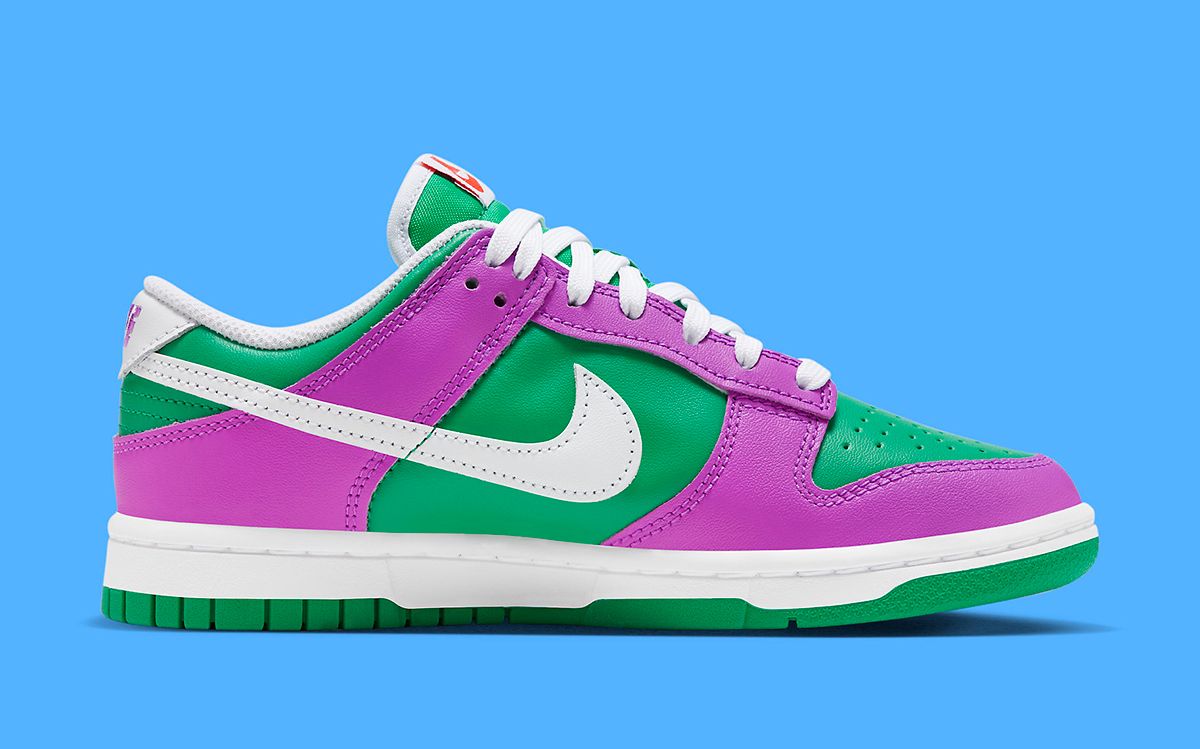 The Nike Dunk Low Surfaces in a Striking Stadium Green and Fuchsia