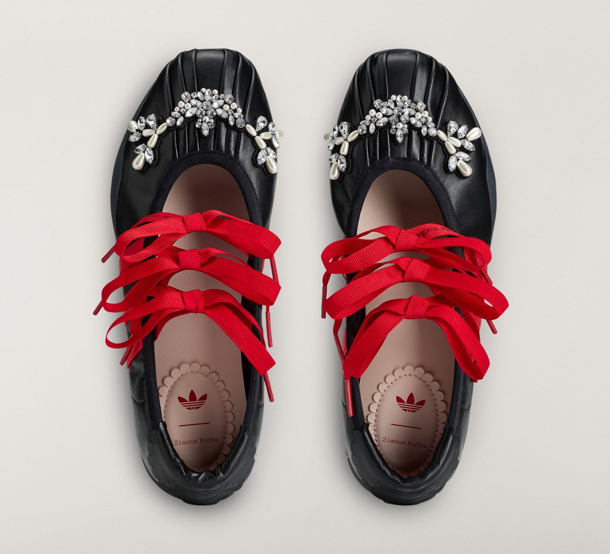 Simone Rocha x adidas Japan Slip-On "Black" (SKU: KJ5248). Photo via adidas.