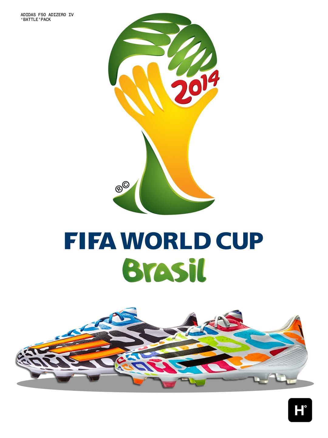 adidas F50 adiZero IV "Battle" Pack 2014 World Cup™ Football Boots.