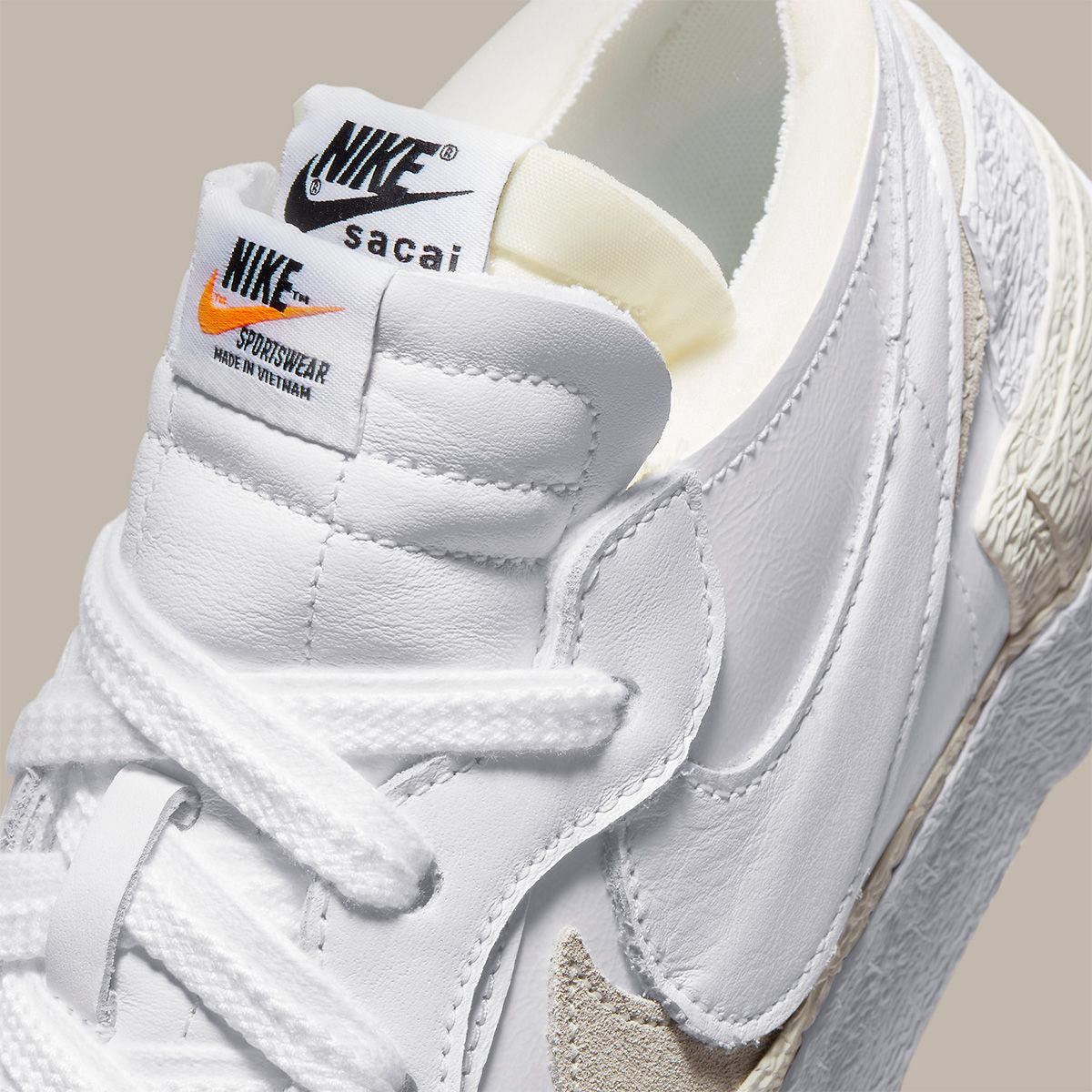 Where to Buy the sacai x Nike Blazer Low “White Patent” | House of Heat°