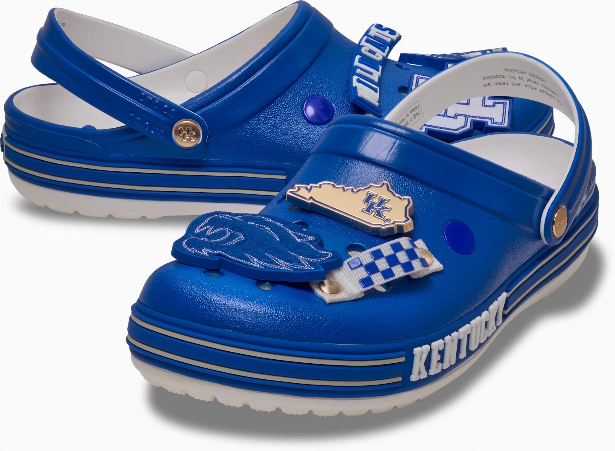 NCAA x Crocs Crocband Clog "Kentucky Wildcats" (SKU: 213573-90H). Photo via Crocs.