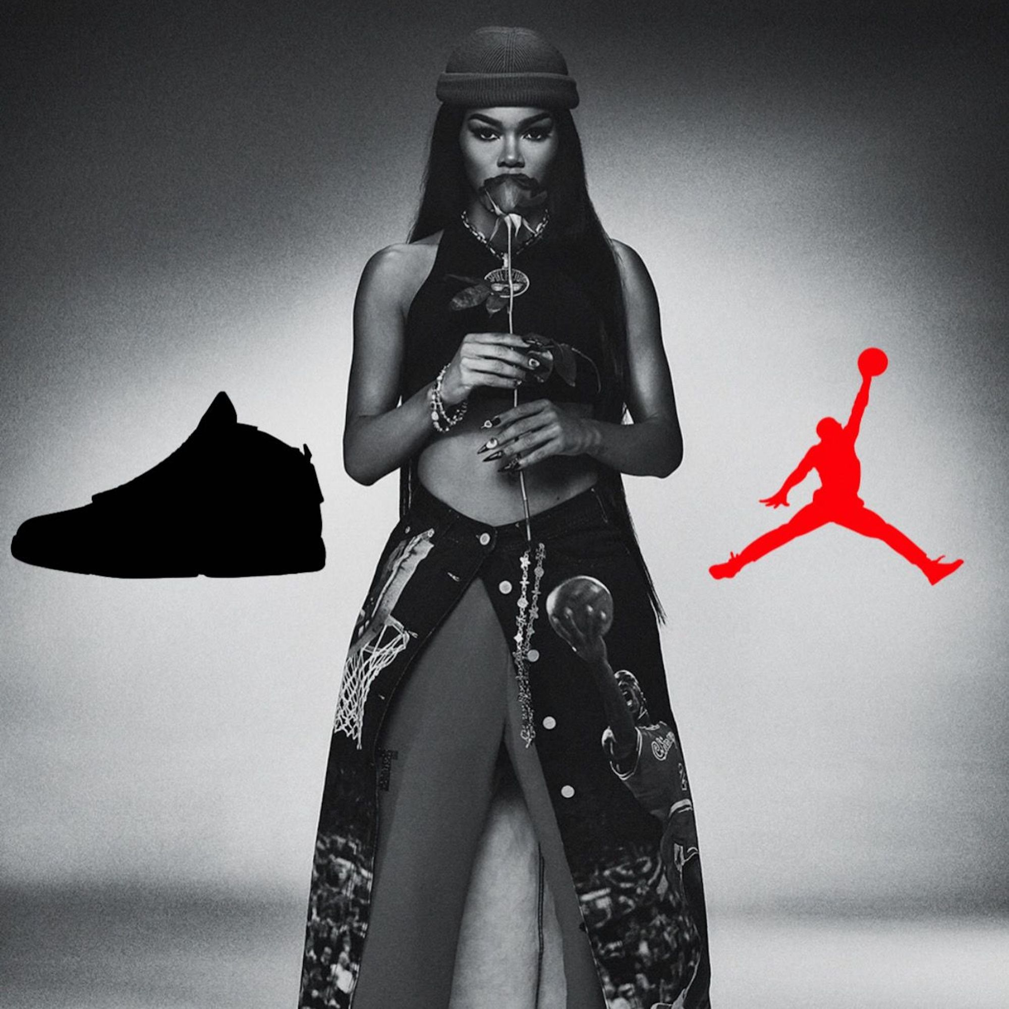 Placeholder for the Teyana Taylor x Air Jordan 16 retro collaboration expected Summer 2027. Photo via @KicksFinder on X.