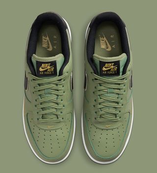 Just Dropped // Double Swoosh Air Force 1 in Olive | House of Heat°