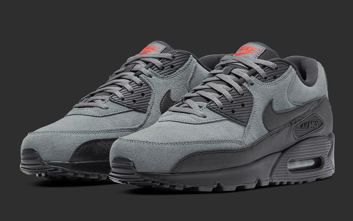 Nike air max hotsell 90 essential grey suede