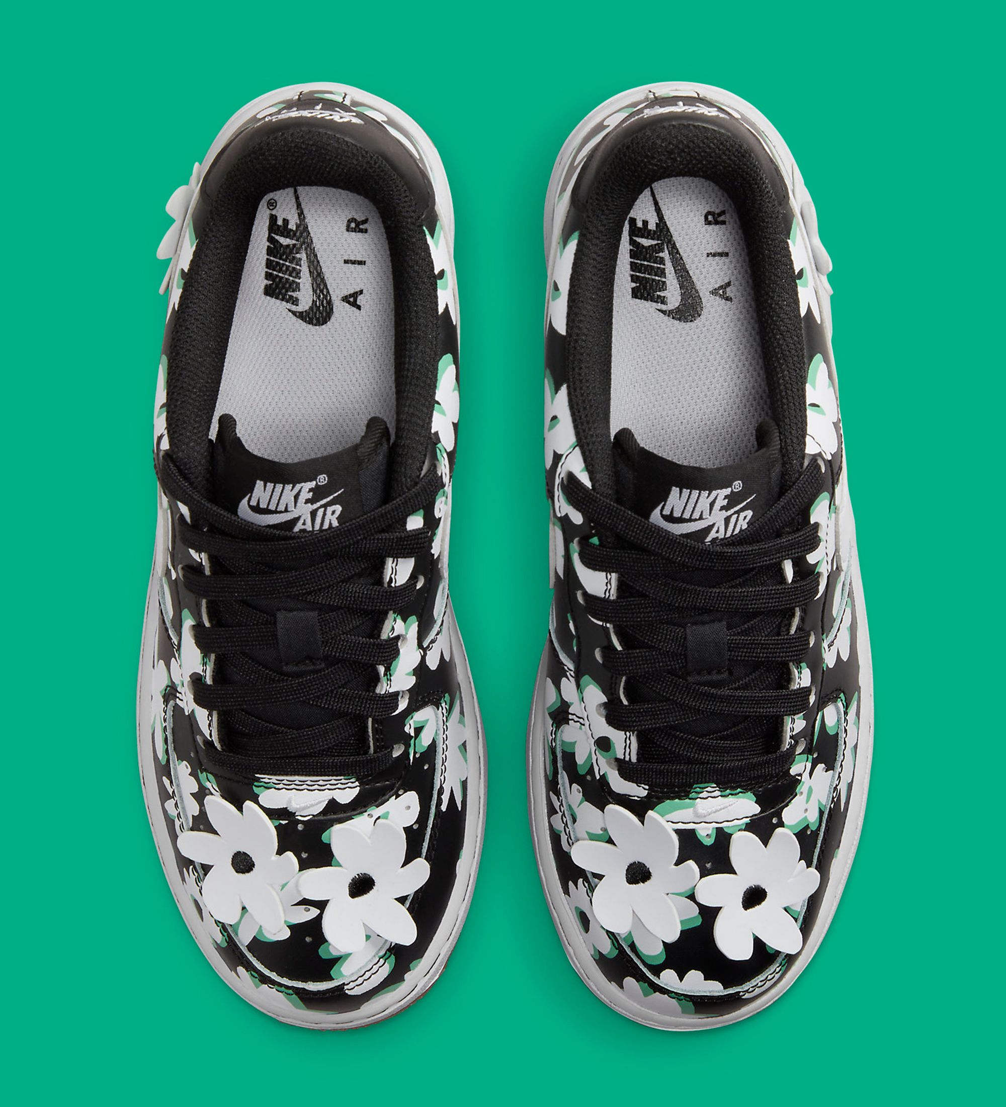 Nike air force outlet 1 gs floral white