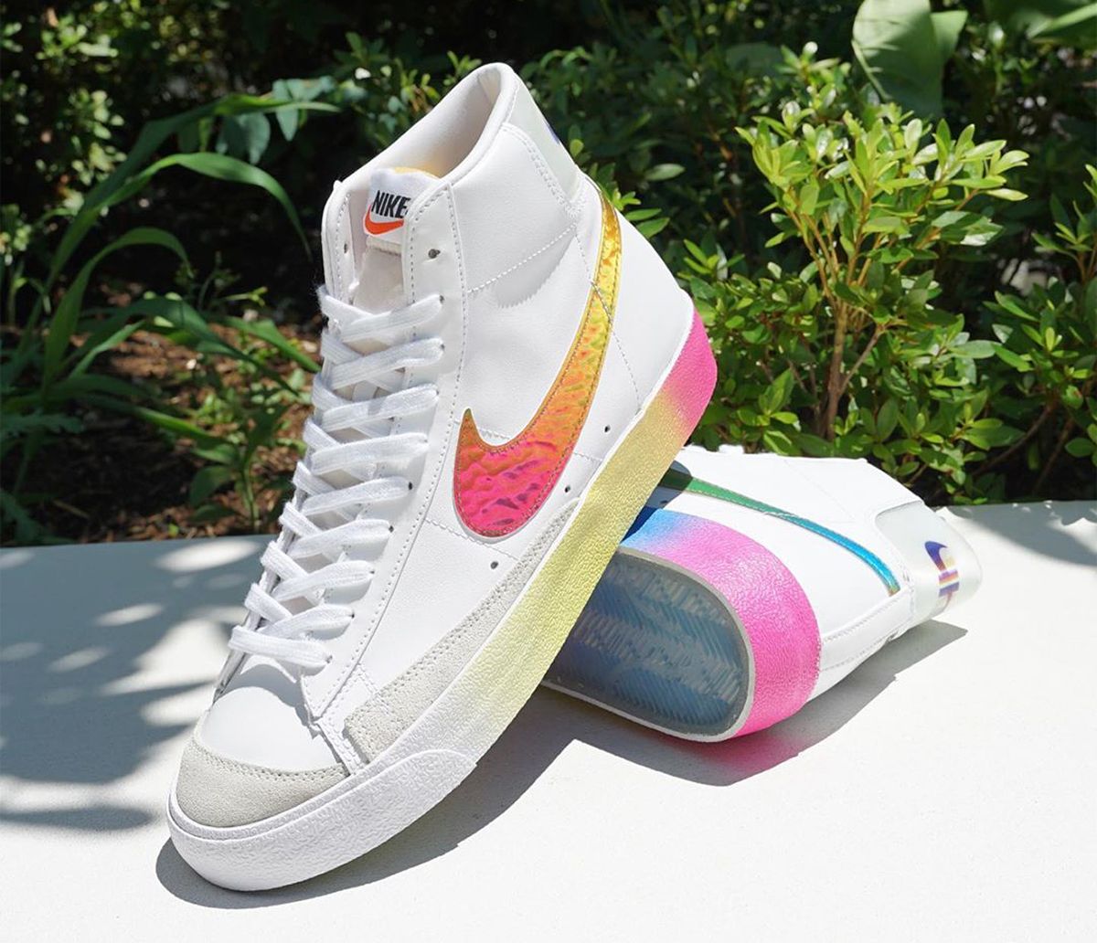 Wild New Nike Blazer Mids Feature Gradient Iridescent and Holographic Finishes House of Heat