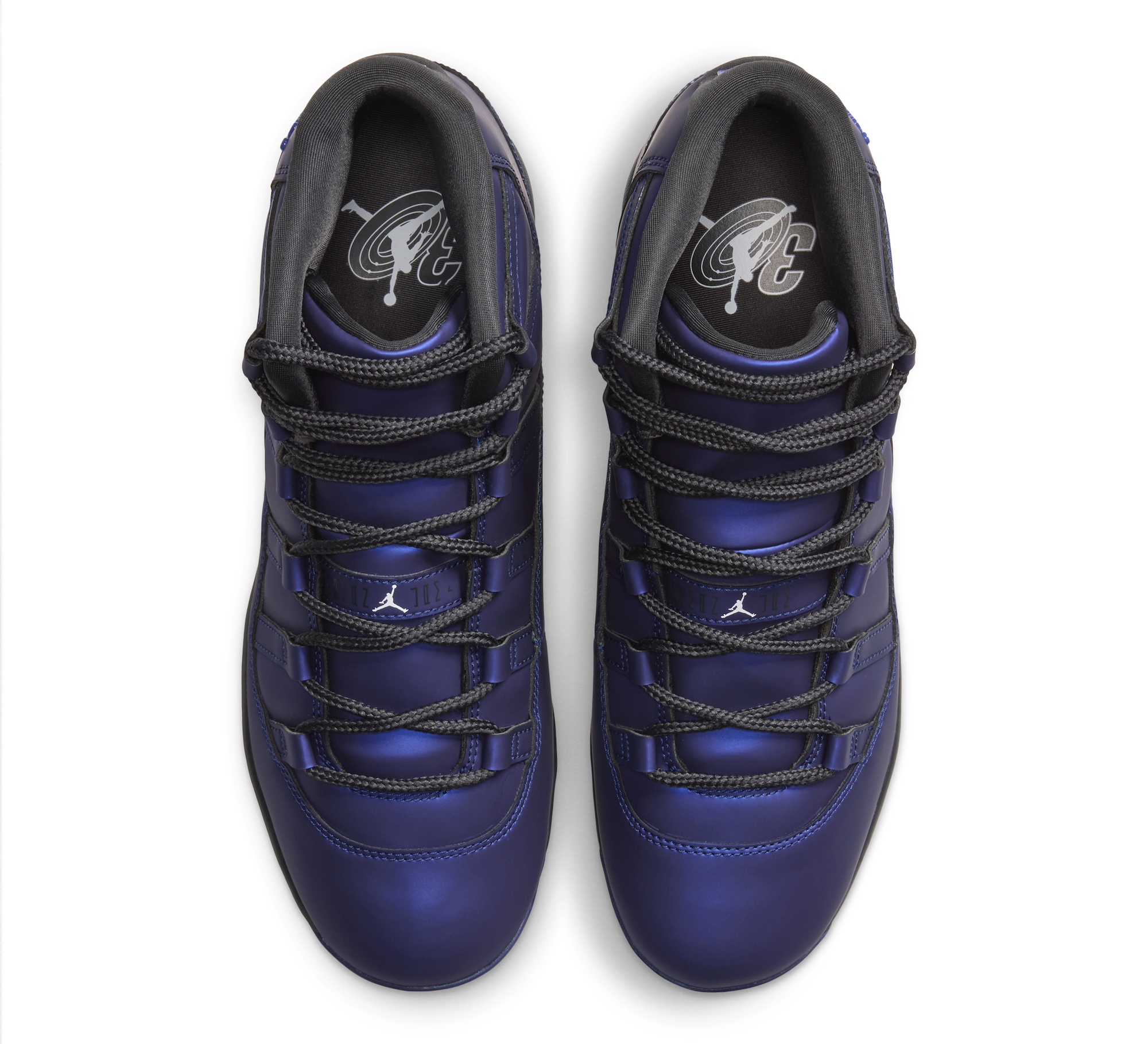 Space Jam x Air Jordan 11 MCS "Magic Ball" Baseball Cleats (SKU: JA7792-400). Photo via Nike.