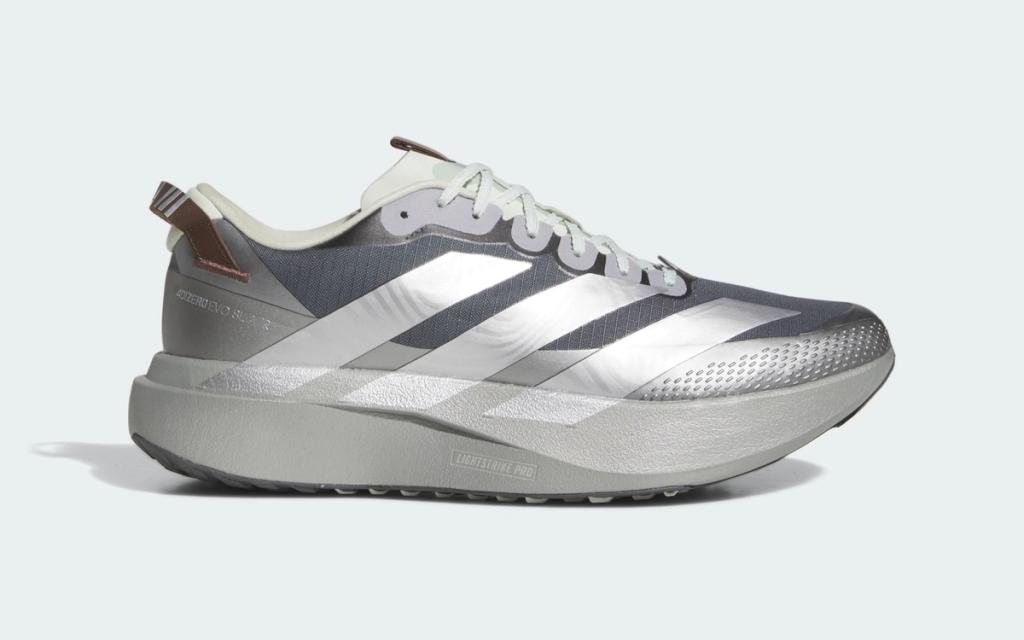 Adidas Evo SL in Mandalorian and Grogu colorways from the Star Wars collaboration pack