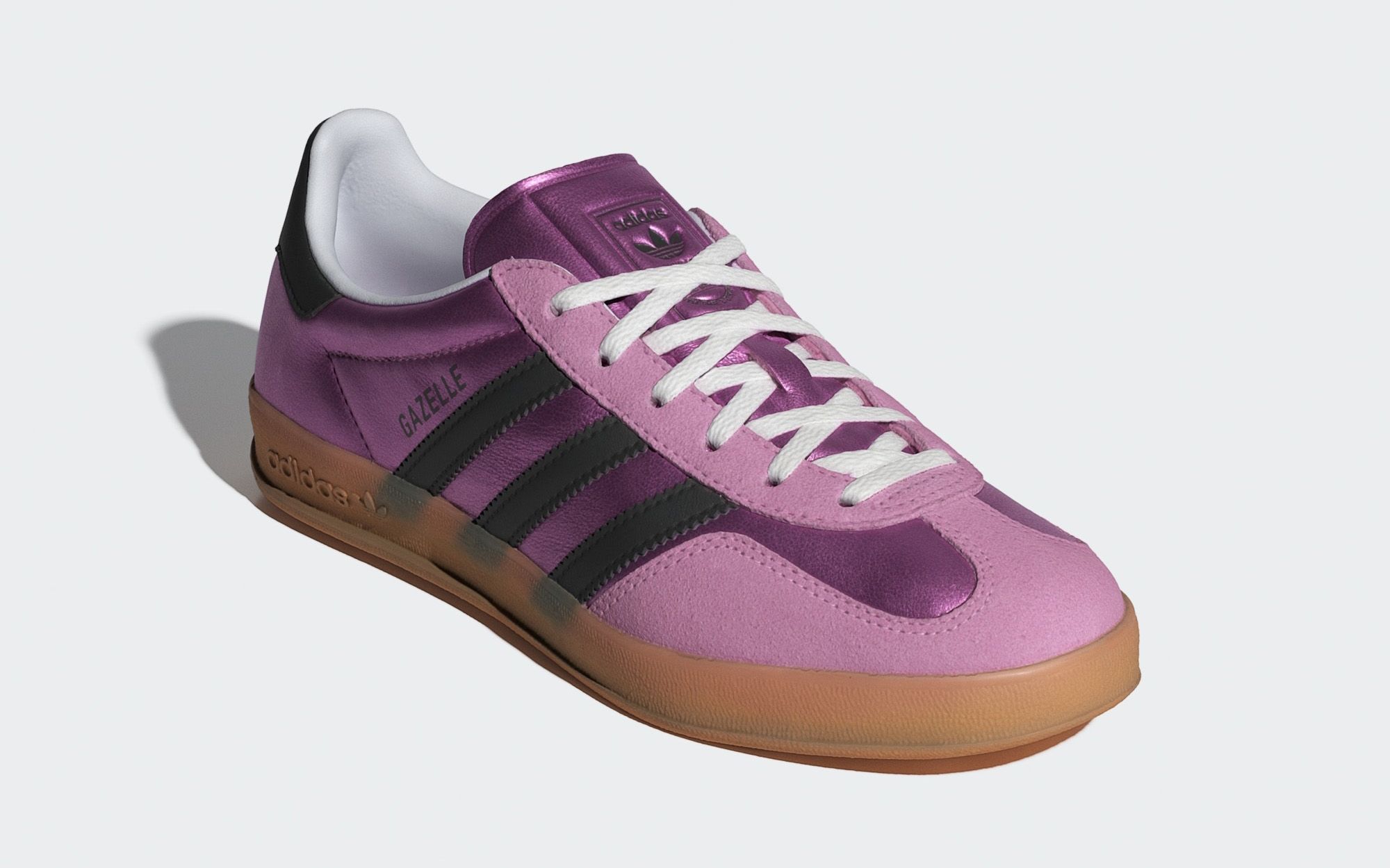 Adidas Applies Shiny 'Bliss Lilac' Uppers to the Gazelle Indoor in Time for  Women's History Month | House of Heat
