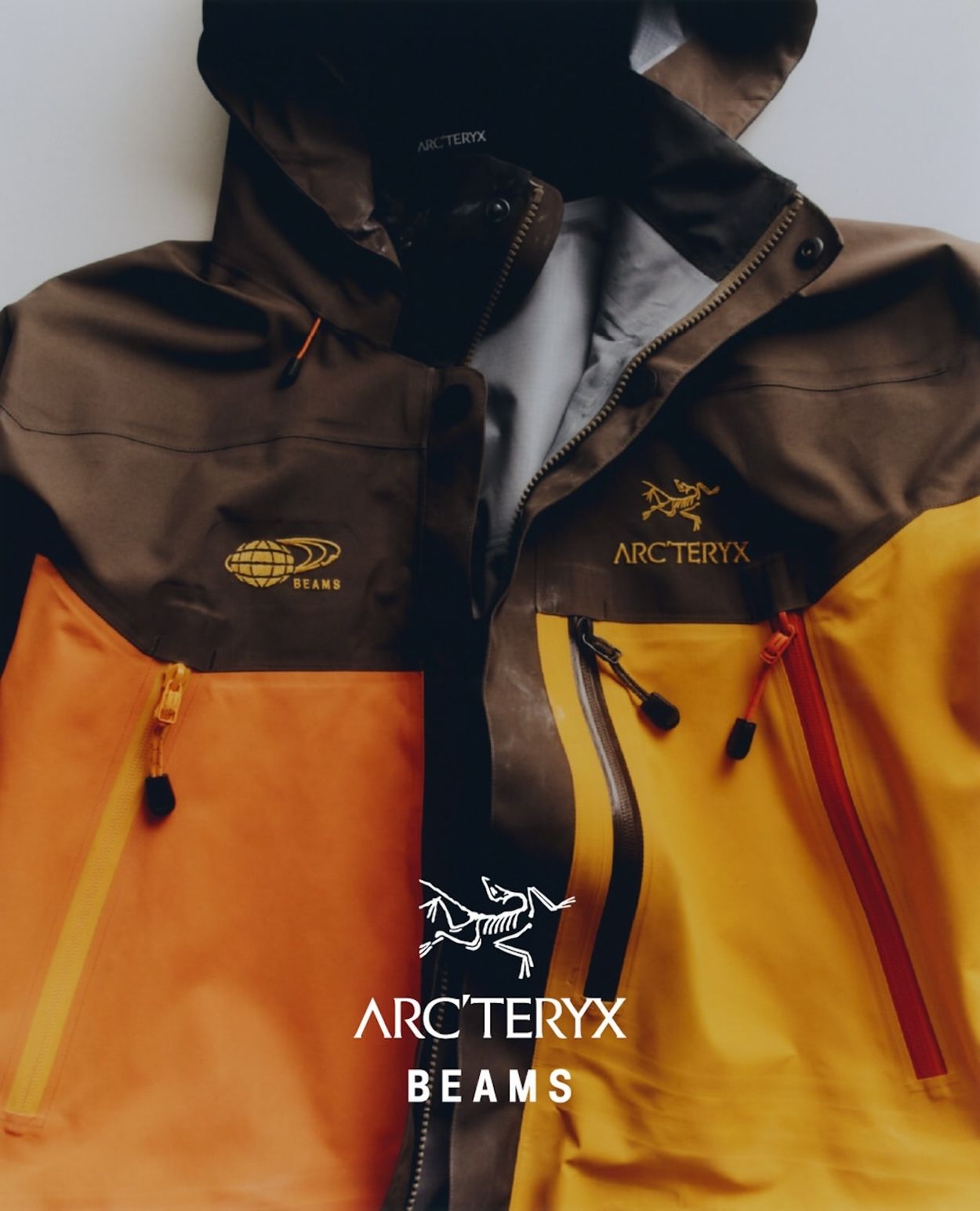Arc'teryx x BEAMS 25th Anniversary Collection Campaign Photo. Photo via BEAMS.