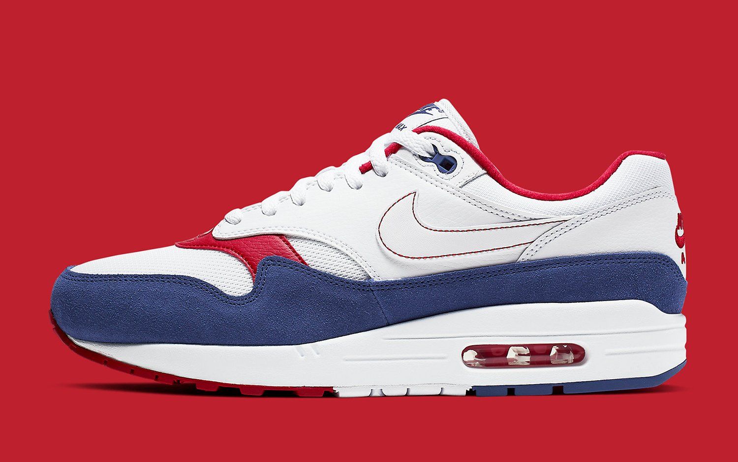 1 красный 1 синий. Nike Air Red White Blue. AIRMAX 1 TS.