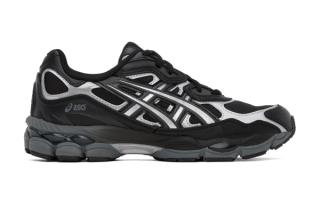 The Footwear ASICS GEL-NYC is Available Now in "Black/Graphite Grey"