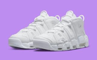 The nike metal Air More Uptempo "Triple White" Returns in 2024