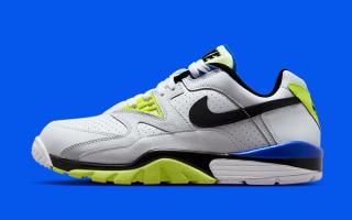 The Nike Air Cross Trainer 3 Low Appears in White, Black, Volt and Royal Blue