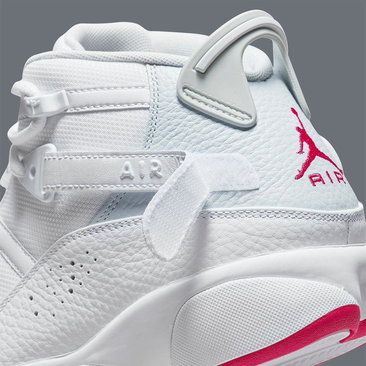 Jordan 6 rings white on sale red