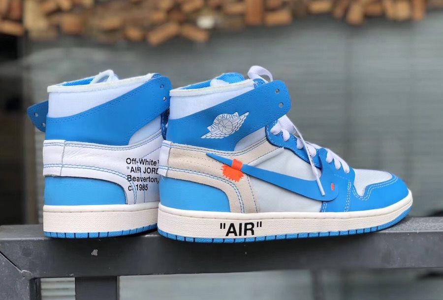 The Off-White x Air Jordan 1 “UNC” will release again this month 