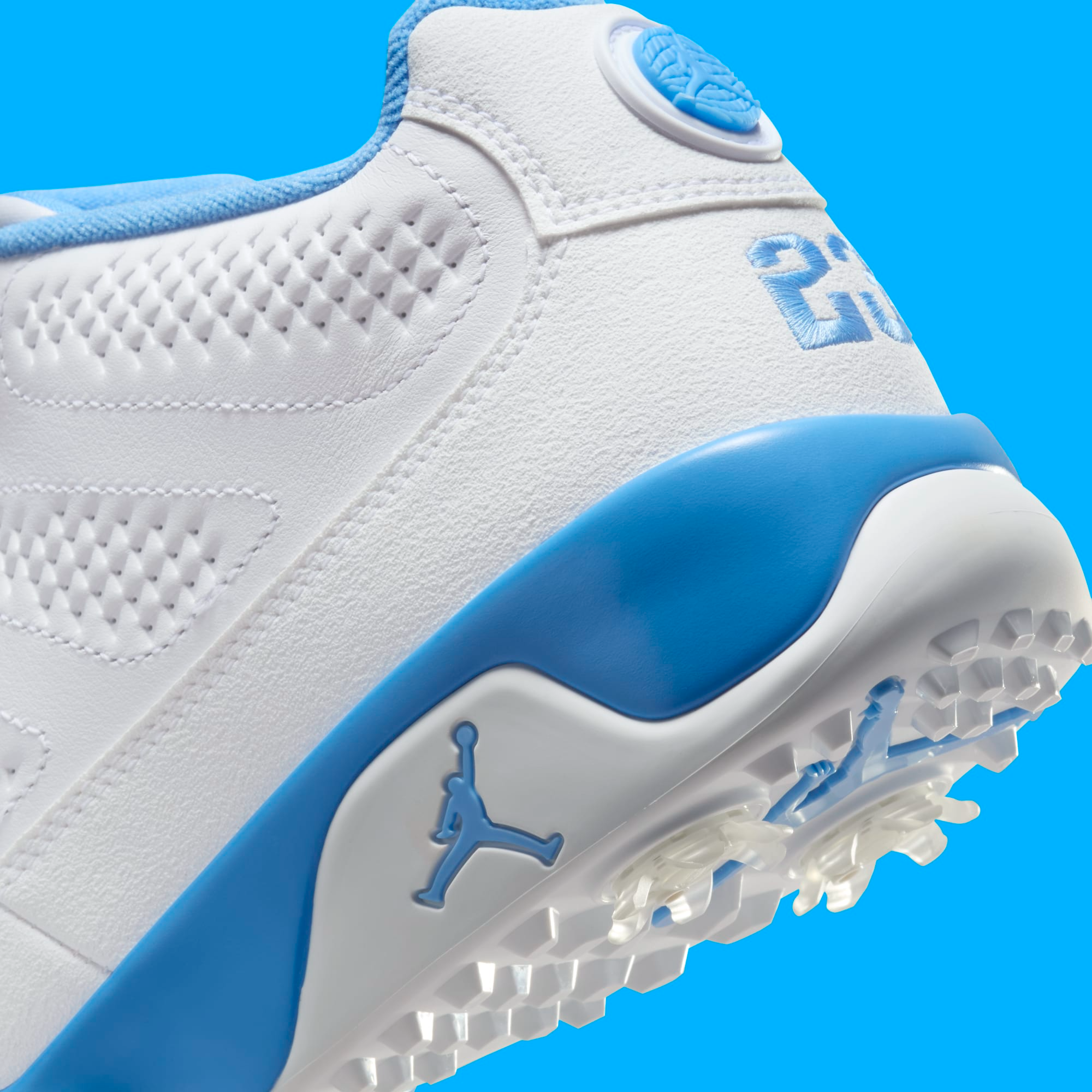 The 'University Blue' Jordan 9 Golf Low Releases on August