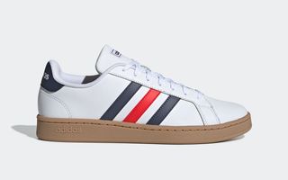 adidas Grand Court White Red Blue Gum EE7888 Release Date