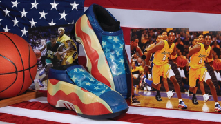 Kobe Bryant's Adidas Kobe 2 "USA" gift to LeBron James from 2001. Photo by Rally.