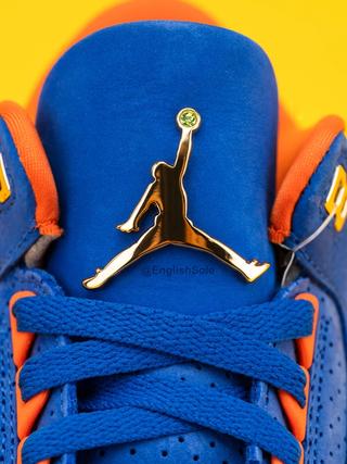 Air Jordan 3 P.E. gifted to the Florida Gators Men's Basketball Team for winning the NCAA 2024-2025 Championship. Photo via Instagram user @EnglishSole.