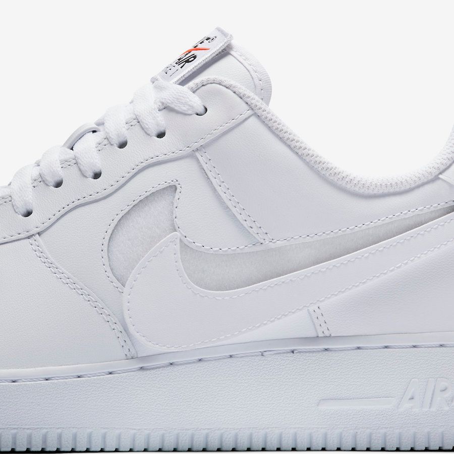 Nike air force replaceable on sale swoosh