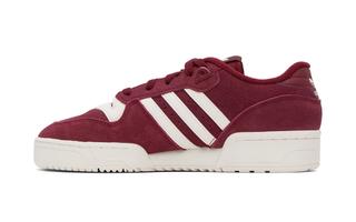 adidas rivalry low suede pack burgundy 4