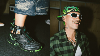 Feid Debuts His Upcoming Salomon ACS NEXXT On Stage