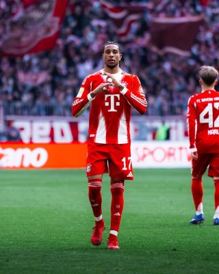 Michael Olise in a red pair of the Hypervenom III. Photo via Michael Olise.