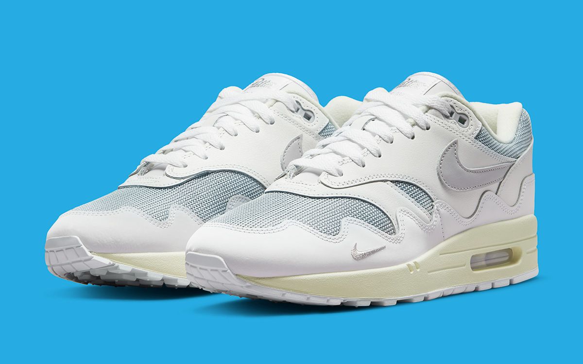 Air max 1 sales white platinum gum