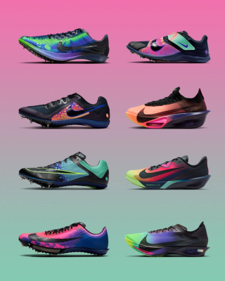 Nike Running & Racing's "Glam Gods" Collection, inspired by the Diamond League.