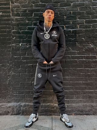 Central Cee in new Nike Air Force 1s