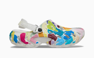 BAPE®︎ x Crocs Echo 2 Clog "White/Multi-Color" collaboration.