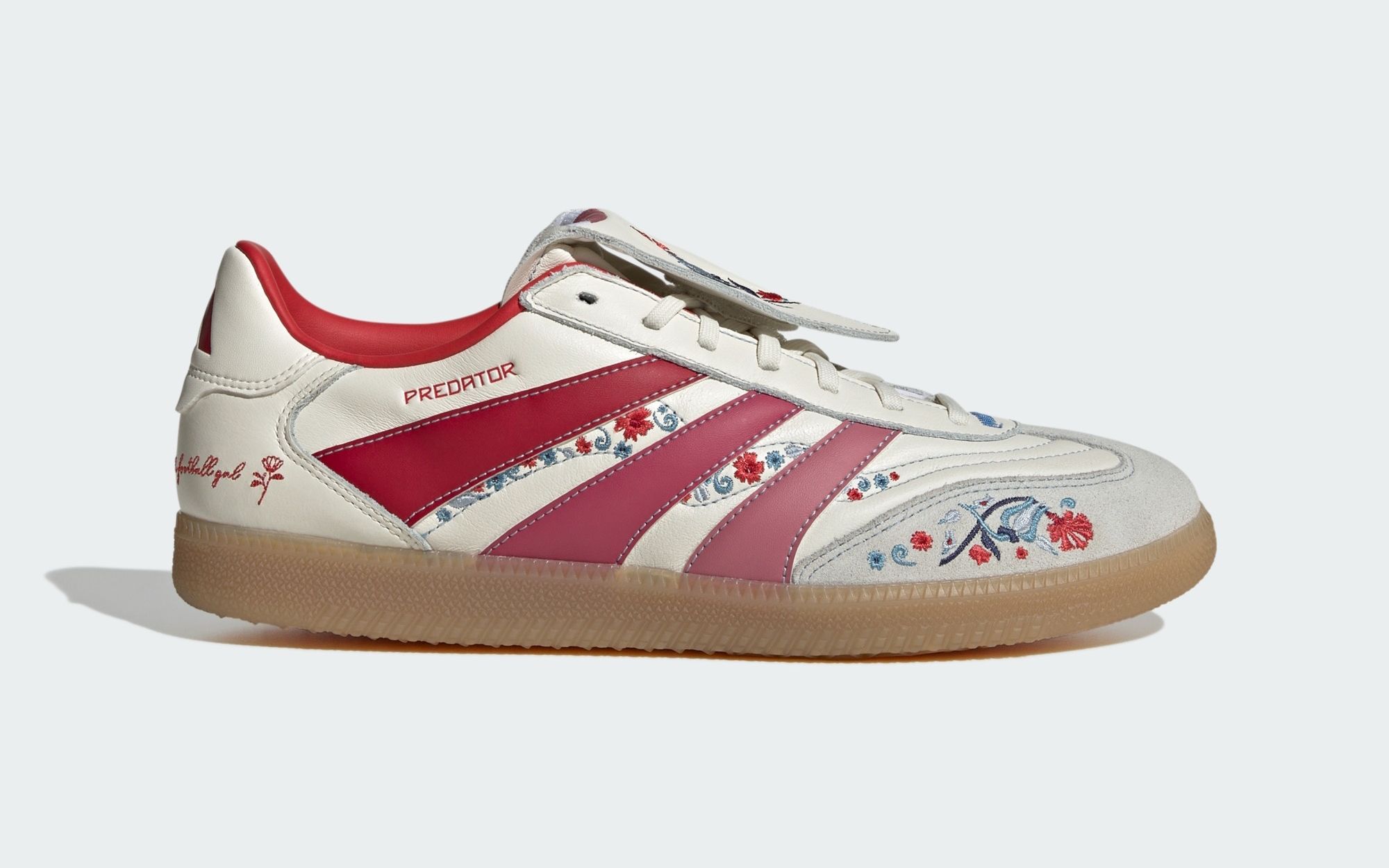 The Football Gal's Embroidery Appears on the Adidas Predator