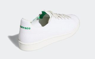 Pharrell x adidas Superstar Primeknit White Green GX0194 4
