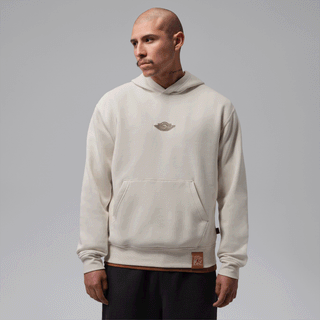 Jordan Brooklyn Men's "Día de Muertos" Graphic Hoodie (Light Orewood Brown; 2026; SKU: JA0256-104). Photos via Nike.