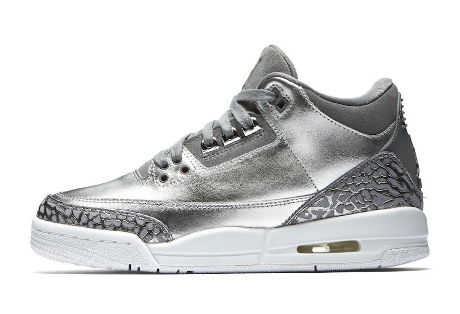 The Metallic Silver Air Jordan 3 releases this weekend House of